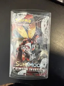 Pokemon Sun and Moon Crimson Invasion Booster Box Sealed ***box damage*** 820650812491 - Image 4