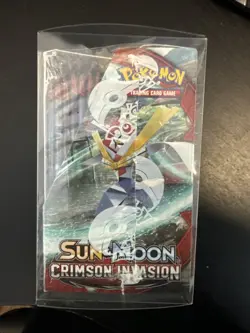 Pokemon Sun and Moon Crimson Invasion Booster Box Sealed ***box damage*** 820650812491 - Image 5