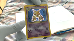 Alakazam NO. 065 | Holographic Pokemon Trading Card - Image 1