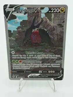 Regidrago V 184/195 Silver Tempest Alt Art Ultra Rare Holo Pokemon Card NM - Image 1
