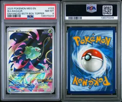 Bulbasaur Pokemon Meg En-Mega Evolution 133 NM PSA 8 - STAMPED PROMO - Image 3