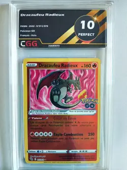 Carte pokemon Francais Dracaufeu Radieux (PGO 011) Pokemon GO CGG 10 26680070 - Image 1