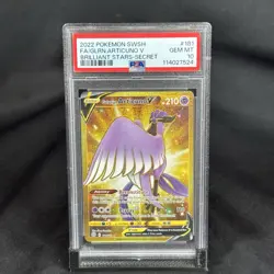 Tcg 2022 Pokemon Sword & Shield Brilliant Stars #181 Fa/Glrn.Articuno V PSA 10 - Image 1