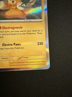 POKEMON TCG: PAWMOT 076/198 SCARLET VIOLET BASE SET HOLO RARE NM - Image 2