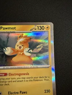 POKEMON TCG: PAWMOT 076/198 SCARLET VIOLET BASE SET HOLO RARE NM - Image 5
