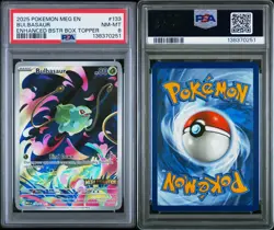 Bulbasaur Pokemon Meg En-Mega Evolution 133 NM PSA 8 - STAMPED PROMO - Image 2