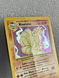 Ninetales Holo 12/102 Base Set Unlimited 1999 Pokemon TCG WOTC HP - Image 2