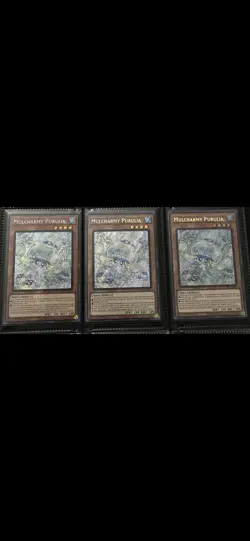 Yugioh! 3x NM-LP Mulcharmy Purulia INFO-EN027 (Secret Rare) 1st Edition - Image 1