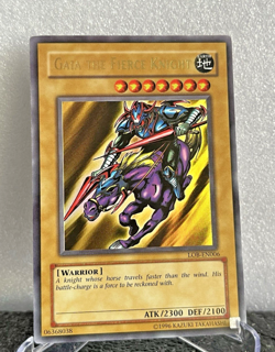 Yu-Gi-Oh Gaia the Fierce Knight LOB-EN006 LP Vintage Legend of Blue Eyes - Image 3