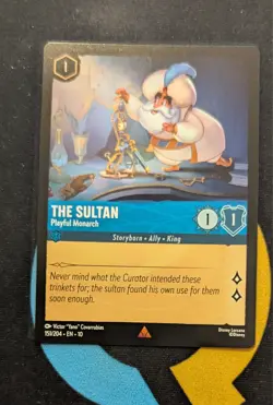 151/204 The Sultan - Playful Monarch Rare Disney Lorcana Set 10 - Image 1