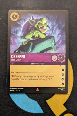 50/204 Creeper - Loyal Lackey Rare Disney Lorcana Set 10 - Image 1