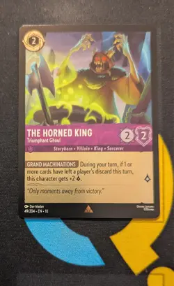 49/204 The Horned King - Triumphant Ghoul Cold Foil Rare Disney Lorcana Set 10 - Image 1