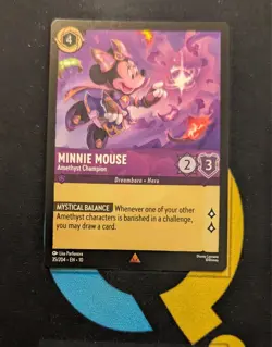 35/204 Minnie Mouse - Amethyst Champion Rare Disney Lorcana Set 10 - Image 1