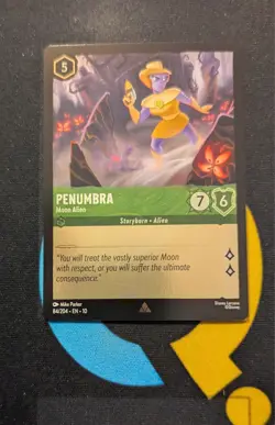84/204 Penumbra - Moon Alien Cold Foil Rare Disney Lorcana Set 10 - Image 1