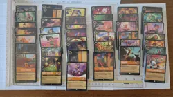 Disney Lorcana Sapphire Lot 41 different, 164 total cards - Image 1