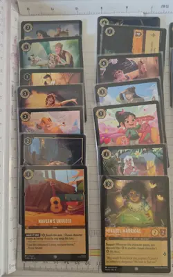 Disney Lorcana Sapphire Lot 41 different, 164 total cards - Image 2