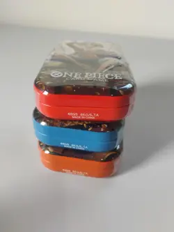 Set of 3 One Piece Card Game Vol.2 Mini-Tins FULL SET NEW SEALED Ace Luffy Sabo - Image 3