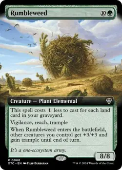 MTG English Rumbleweed (Extended Art) NM Normal - Image 1