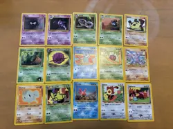 Pokemon Vintage Uncommon & Common Lot of 48 Cards (No Dupes) - Image 2