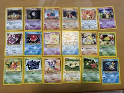 Pokemon Vintage Uncommon & Common Lot of 48 Cards (No Dupes) - Image 3