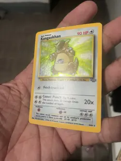 Pokemon TCG Kangaskhan Jungle Holo Card 5/64 Unlimited Rare, LP/MP Condition - Image 2