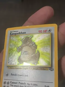 Pokemon TCG Kangaskhan Jungle Holo Card 5/64 Unlimited Rare, LP/MP Condition - Image 3