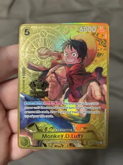 Luffy One Piece Japanese Version 2nd Anniversary ST13-015 Promotion Card LP - Image 1