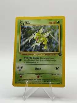 Pokemon Scyther Jungle 26/64 Rare Basic Regular 70 HP 1999 WOTC Card - Image 1