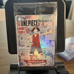 One Piece Monkey.D.Luffy US College Basketball Promo Card SEALED🔥🏀 St. John’s - Image 1
