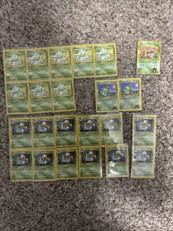Pokemon Vintage Bulbasaur Evolution Set Lot Of 23 Cards 1999 Base Set, GC 28 - Image 1