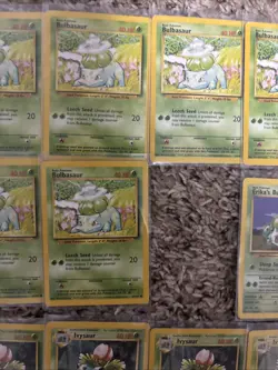 Pokemon Vintage Bulbasaur Evolution Set Lot Of 23 Cards 1999 Base Set, GC 28 - Image 3