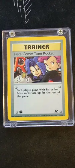 1st edition Trainer Card Here Comes Team Rocket 15/82 - Image 4