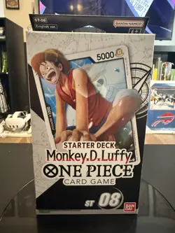 One Piece Card Game Starter Deck ST-08 - Monkey D. Luffy , English - Sealed - Image 1