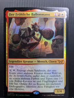 German Foil The Jolly Balloon Man Duskmourn House of Horrors DSK MTG - Image 1
