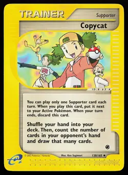 Copycat 138/165 Uncommon Expedition Pokemon Card - Image 1