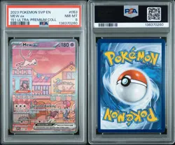 MEW EX #053 PSA 8 2023 POKEMON SVP EN-SV BLACK STAR PROMO 151 ULTRA-PREM COLL - Image 3