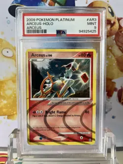2009 POKEMON PLATINUM ARCEUS #AR3 ARCEUS-HOLO PSA 9 - Image 1