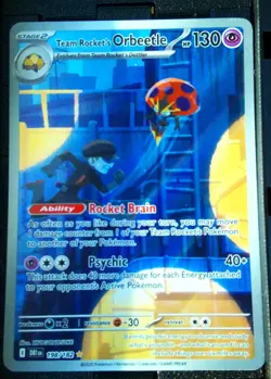 Team Rockets Orbeetle (Destined Rivals) #68/182 Pokemon TCG NM - Image 1