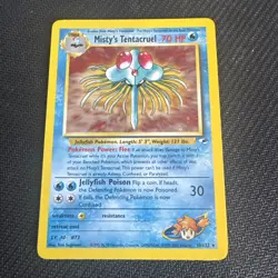 Misty's Tentacruel Holo 10/132 Gym Heroes Pokemon Card - Image 1