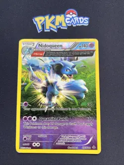 Pokemon TCG Nidoqueen Primal Clash 69/160 Reverse Holo Rare MP. - Image 1