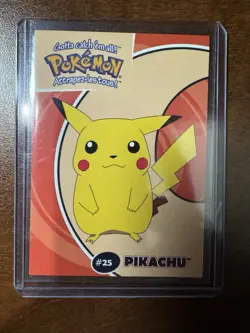 2000 Danone Pokemon Series Pikachu #25 - Image 1