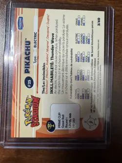 2000 Danone Pokemon Series Pikachu #25 - Image 2