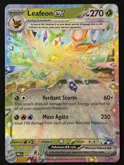 Pokemon TCG Leafeon ex 006/131 Double Rare - Prismatic Evolutions - Fresh ✅ - Image 1