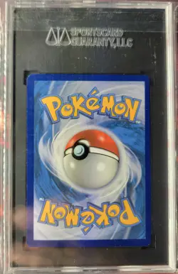2019 Pokemon Pikachu GX #SM232 Black Star Promo SGC 9 Full Art POP of 6 - Image 2