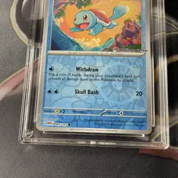 Squirtle Pokemon Center Stamp 007/165 151 Reverse Holo - ACE 9 MINT - Image 4