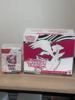Pokemon TCG Scarlet & Violet 151 Booster Bundle & White Flare ETB Sealed - Image 1