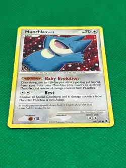 Pokemon Tcg Munchlax Lv. 13 69/111 Platinum Rising Rivals Non Holo - Image 2