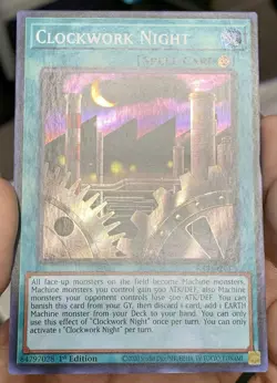 Yugioh 1xCopy Clockwork Night RA03-EN071 Super Rare 1st Ed NM/VLP w/Tracking - Image 2