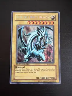 Yugioh Blue-Eyes White Dragon FL1-EN001 Forbidden Legacy Limited Edition - Image 1