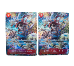 Edward Newgate SR Parallel ST15-002 PRB-02 One Piece JP Foil Near Mint x 2 - Image 1